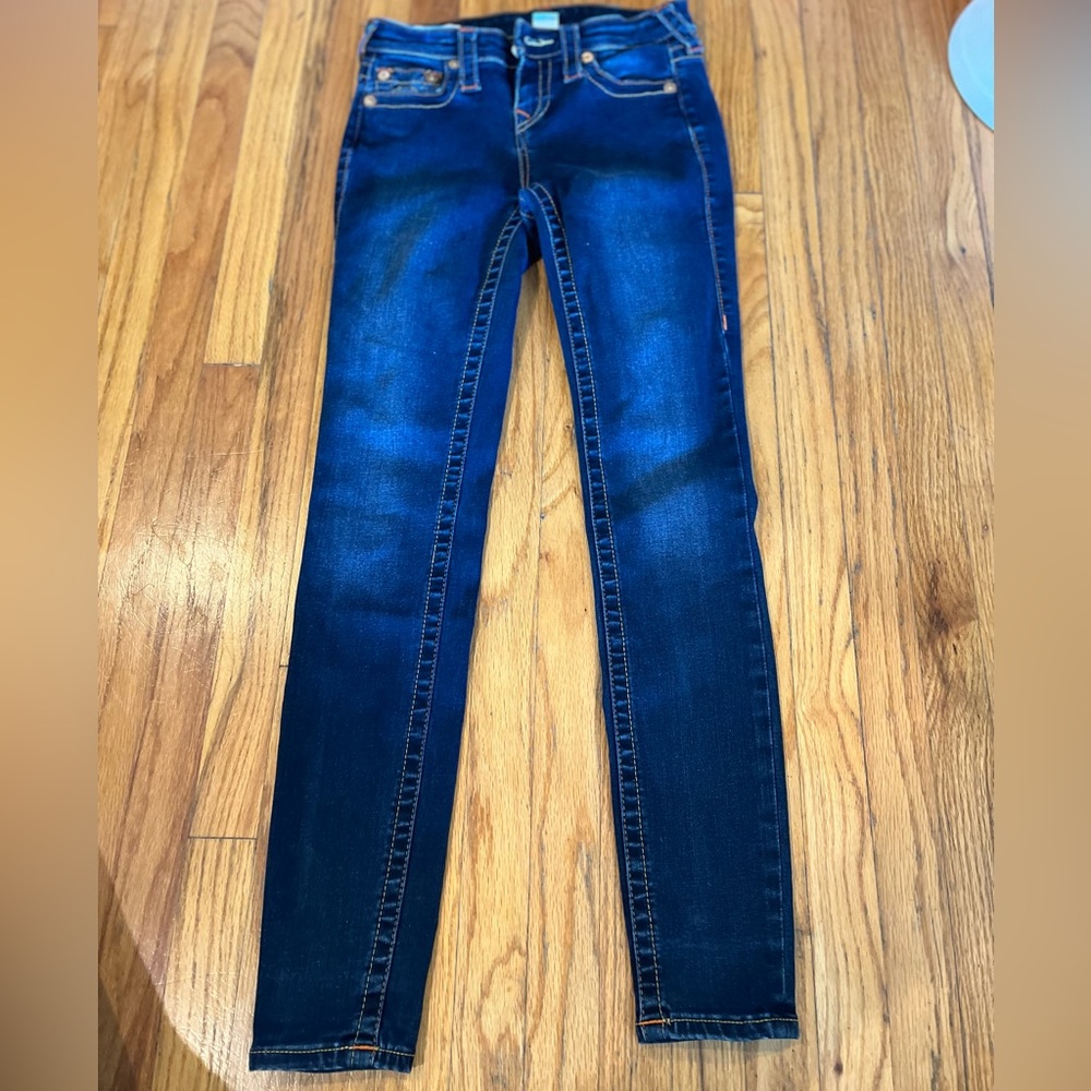 True religion Halle mid rise super skinny jeans